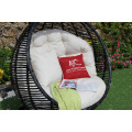 Elegant Synthetic Rattan Hammock - Swing Chair With Round Shape For Outdoor Garden Patio Wicker Furniture